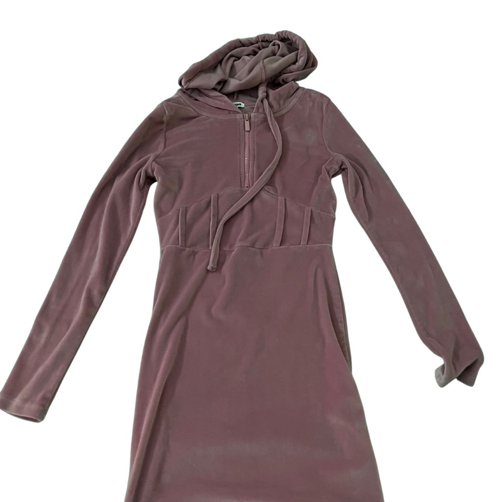 Pink Hoodie Dress